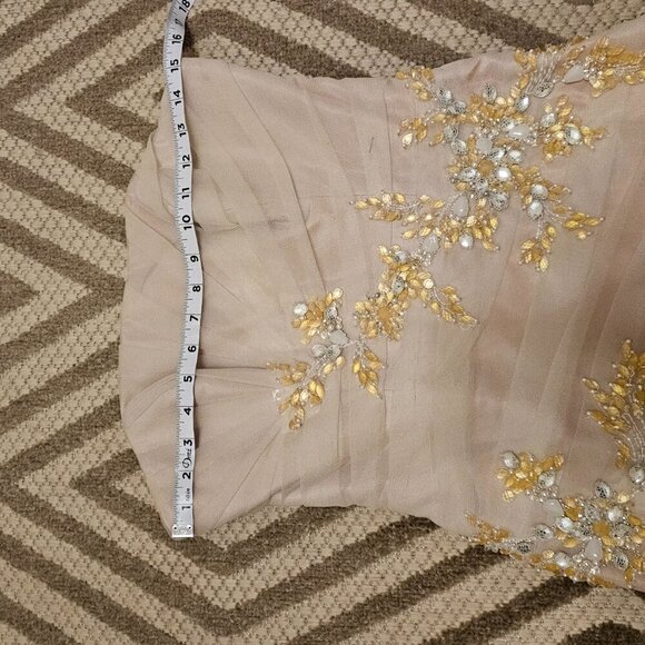 The Anjolique Wedding dress Champagne in 8 NWT - Picture 9 of 10